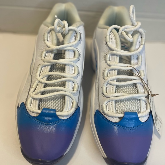 Reebok Men's Question Low Basketball Shoes GV7629 Radiant Aqua/Hyper Purple Sz12 - Picture 9 of 13